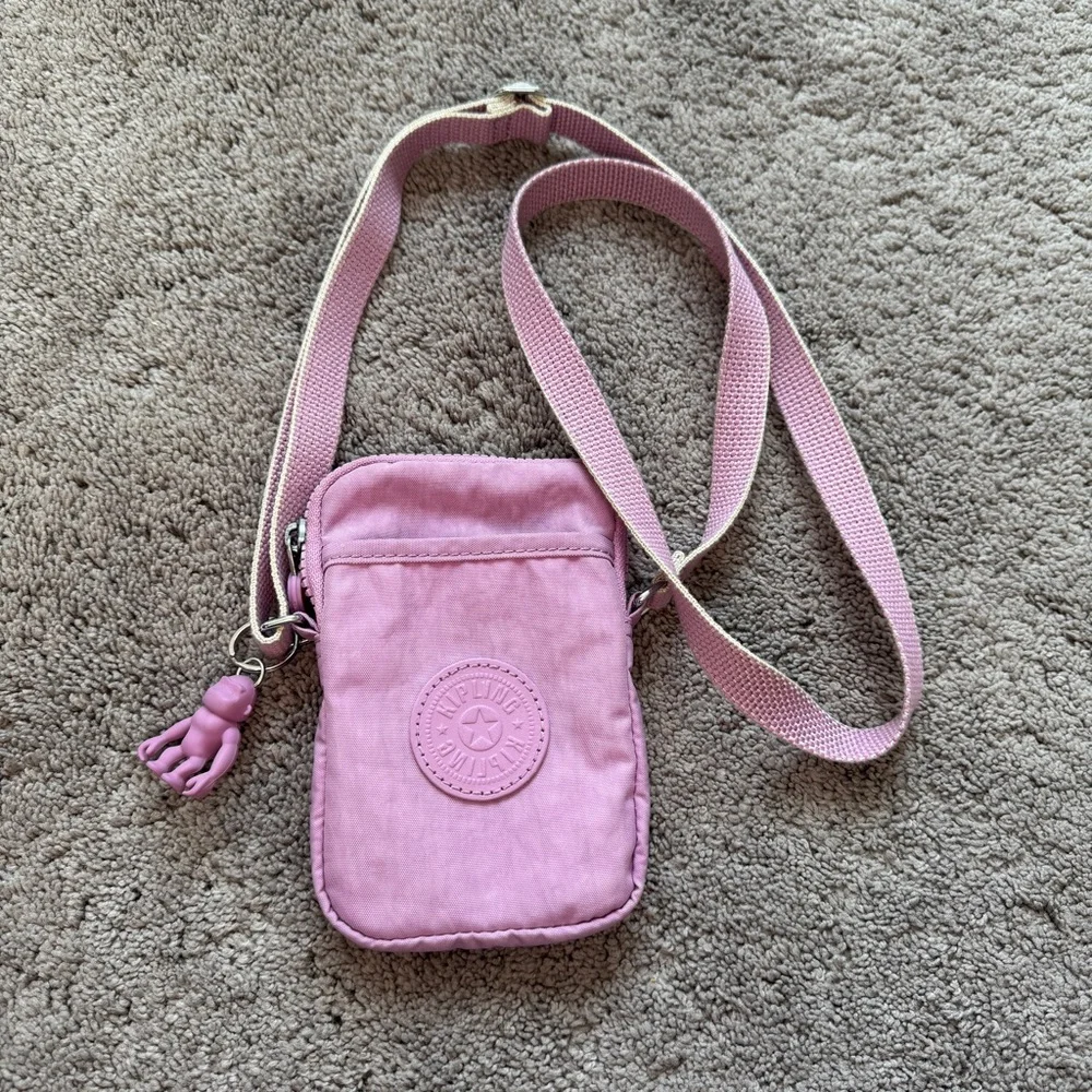 Kipling Lavendar Crossbody Phone Bag